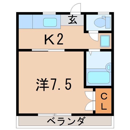 ネクシス八木田の物件間取画像